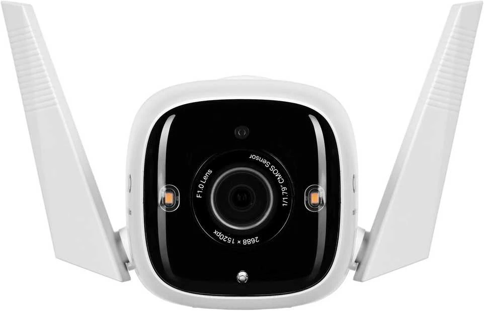 TP-LINK | ColorPro Outdoor Security Wi-Fi kamera | Tapo C325WB | Kulka | 4 MP | F1.0 | IP66 | H.264 | „MicroSD“, iki 512 GB