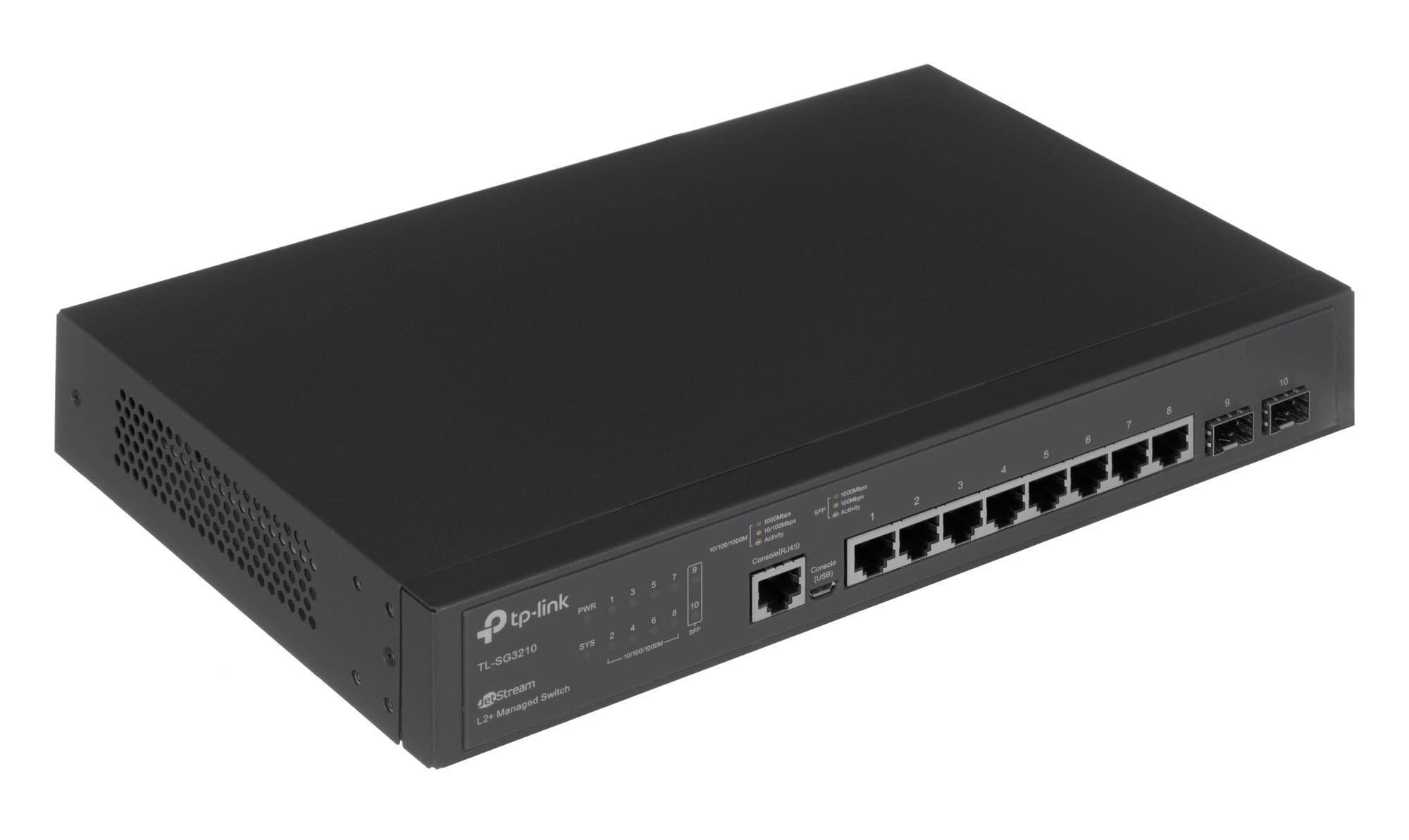 Tinklo Įranga - TP-LINK SG3210 8-Port 1Gbps L2+ L3 Jungiklis