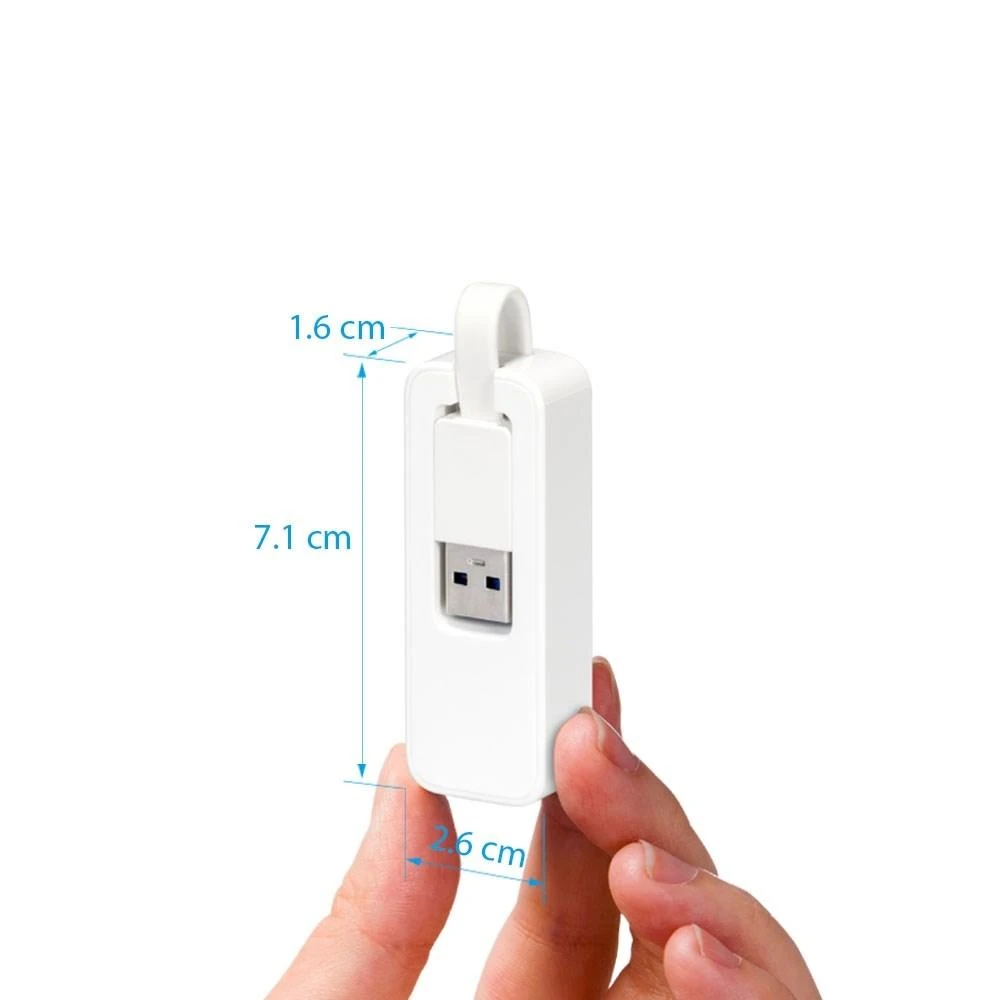 TP-LINK USB 2.0–100Mbps Ethernet tinklo adapteris 1 USB 2.0 jungtis 1 10/100Mbps Ethernet prievadas