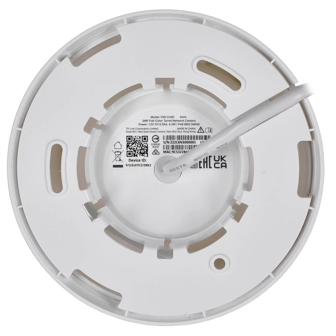 TP-LINK | Spalvota bokštelio formos tinklo kamera | VIGI C430 | Bokštelis | 3 MP | 4 mm | H.265+/H.265/H.264+/H.264 | N/A
