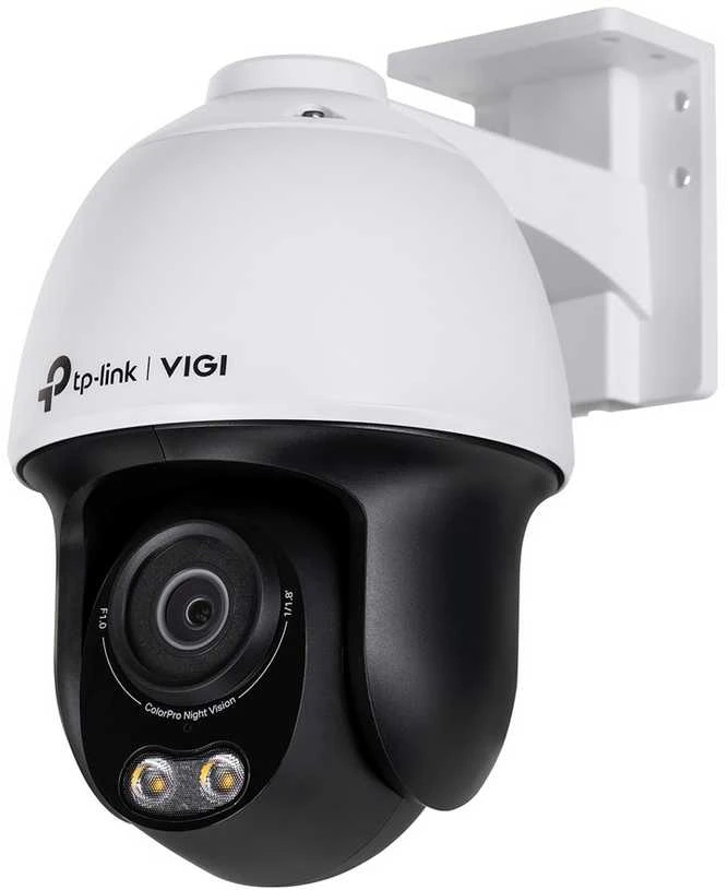 TP-LINK | Tinklo kamera | VIGI 4MP Outdoor ColorPro Night Vision Pan Tilt | Fiksuoto židinio objektyvas | Maitinimas per Ethernet (PoE)