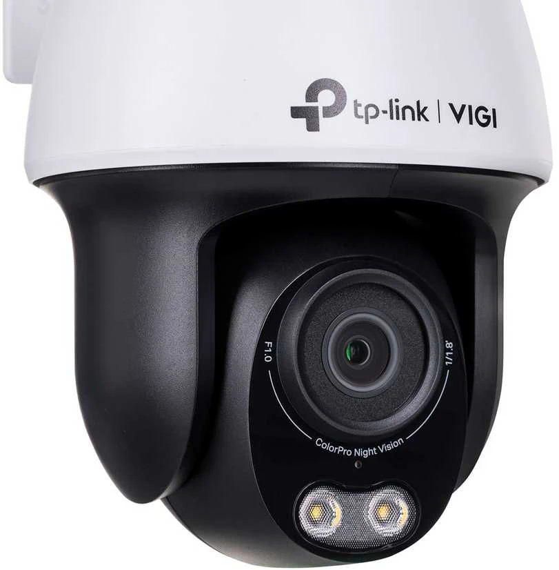 TP-LINK | Tinklo kamera | VIGI 4MP Outdoor ColorPro Night Vision Pan Tilt | Fiksuoto židinio objektyvas | Maitinimas per Ethernet (PoE)