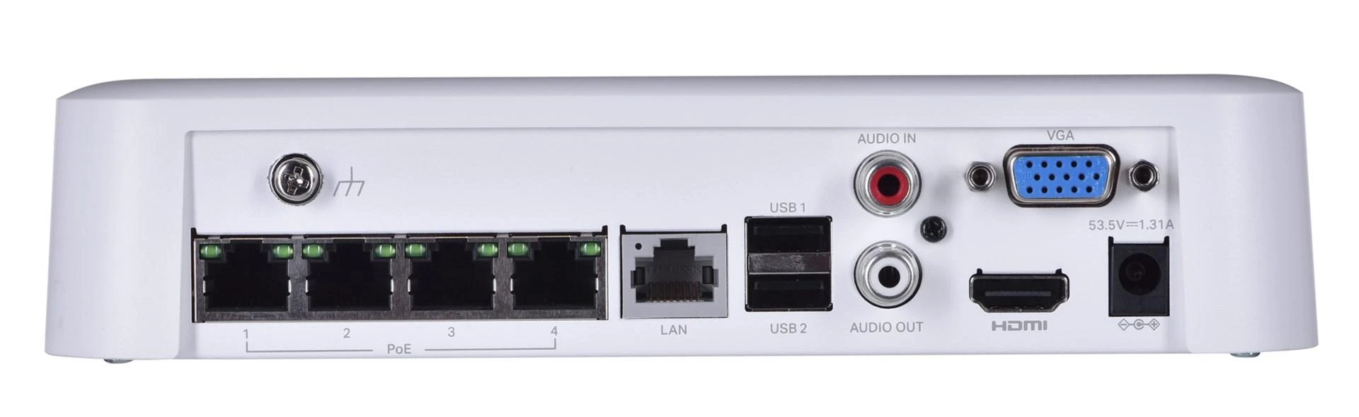 TP-LINK | PoE+ tinklo vaizdo įrašymo įrenginys | VIGI NVR1104H-4P | 1 | 4 kanalų