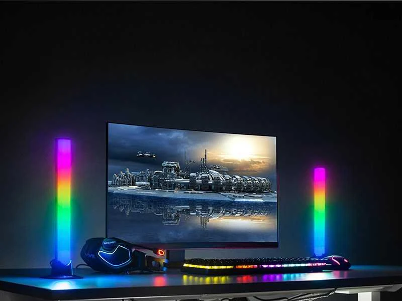 Sieninis šviestuvas TRACER Smart Desk RGB Tuya App lempų rinkinys