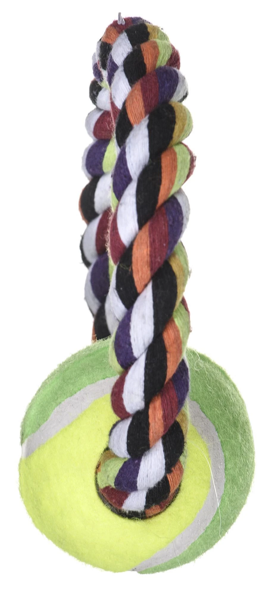 Trixie Žaislas Kamuolys teniso su virviniu ratu 18cm/6.4cm