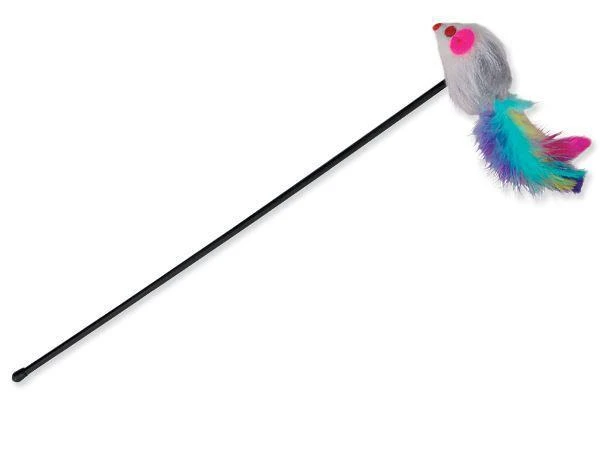 TRIXIE Meškerė su pele, plastm.-pliušas, su kačių mėta, 50 cm