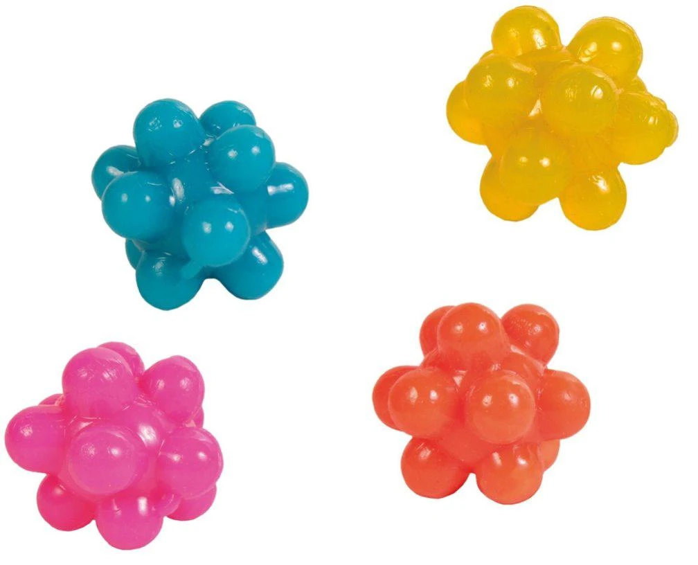 TRIXIE Kamuoliukų su iškilimais rinkinys, guma 3.5 cm, 4 vnt.