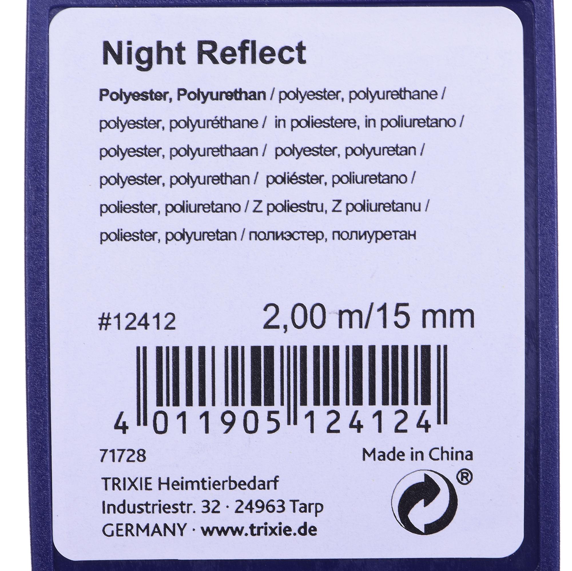 TRIXIE Night Reflect - reguliuojamas pavadėlis šuniui - XS-S