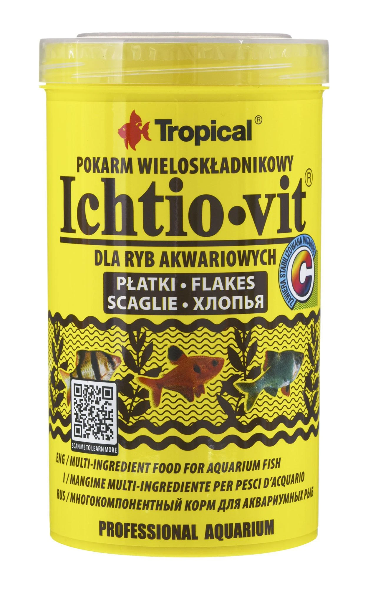 TROPICAL Ichtio-Vit - maistas akvariumo žuvims - 500 ml/100 g