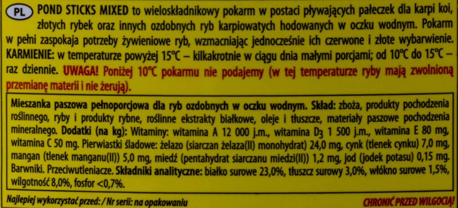 Tropical tvenkinio lazdelės 5l