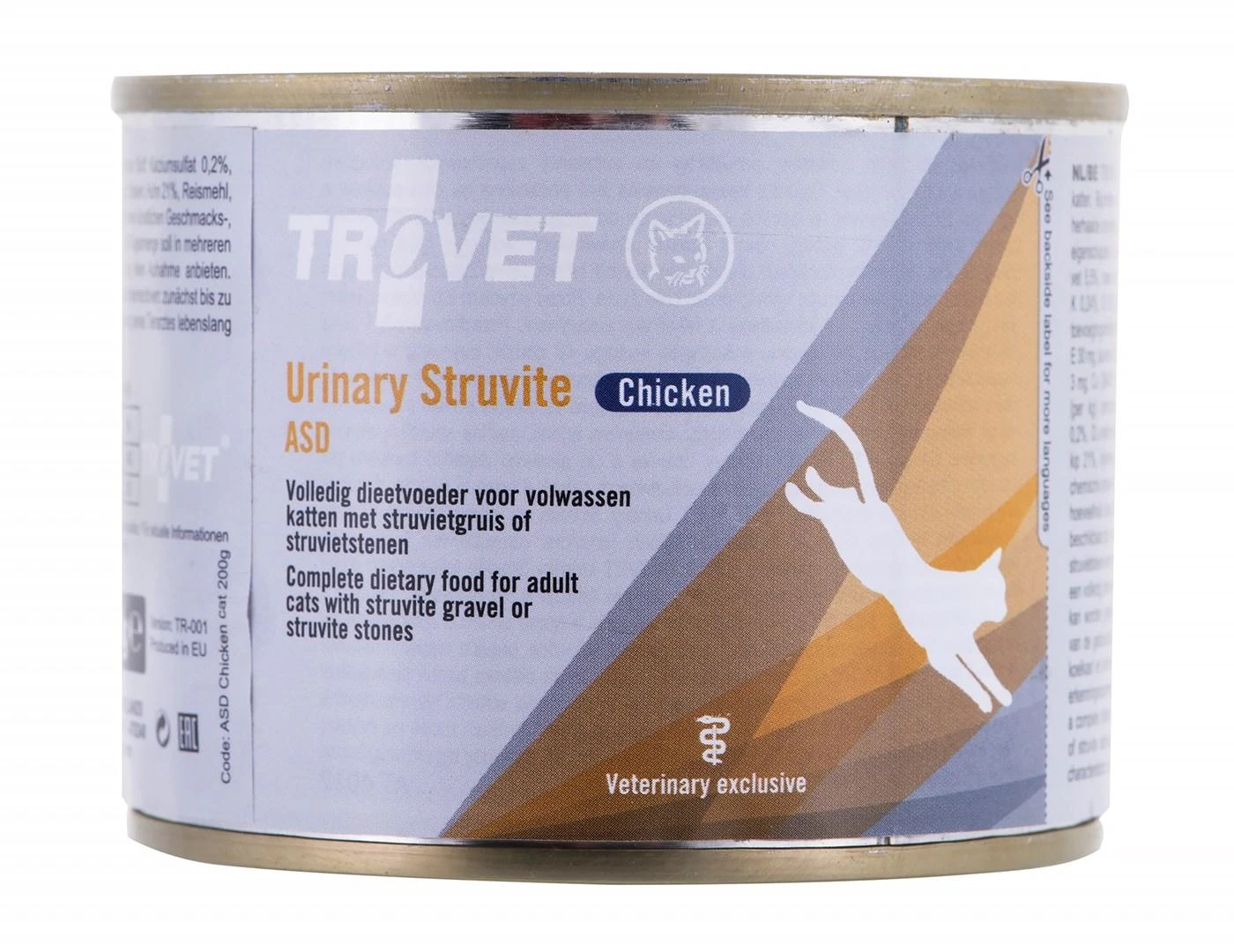 Kačių Maistas - Trovet ASD Struvito Vištienos Drėgnas 200 g
