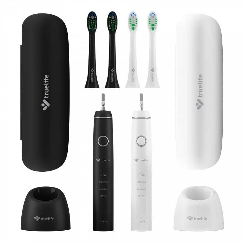 Dantų šepetėlis „TrueLife SonicBrush Compact Duo“.