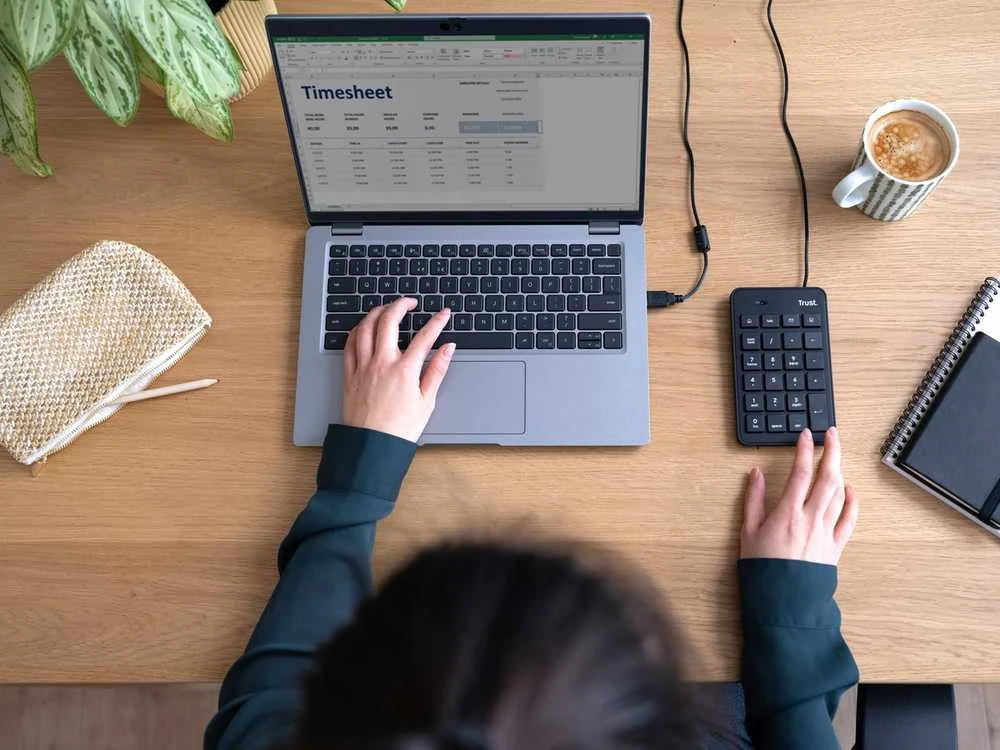 Klaviatūra Trust 22221 numeric keypad Nešiojamas kompiuteris/PC USB Juodas
