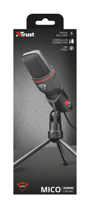 Mikrofonas Trust GXT212 MICO USB Trust, juoda