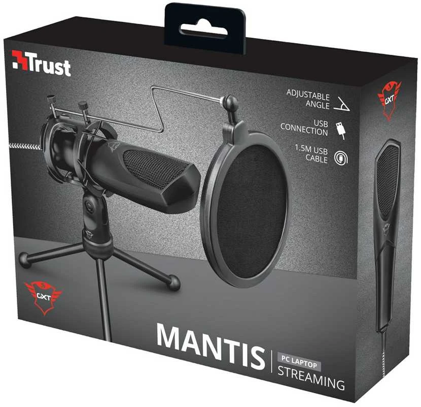 Transliavimo mikrofonas TRUST GXT 232 Mantis 22656 