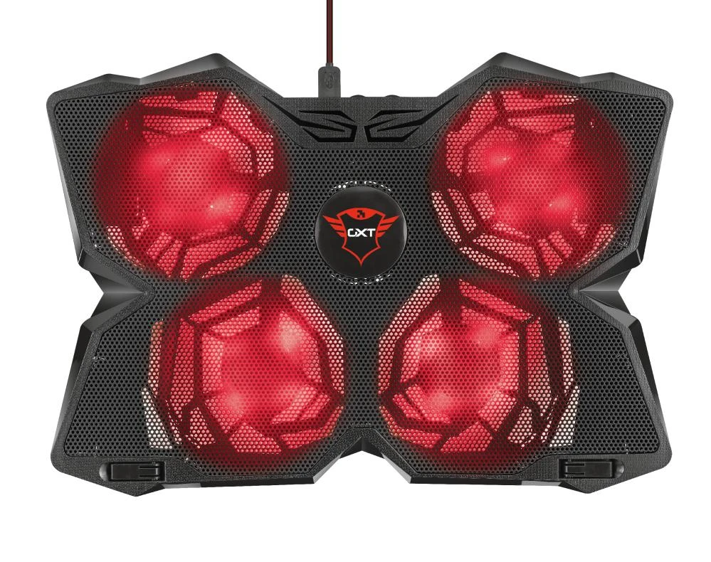 Aušinimo kilimėlis „Trust GXT 278 Yozu 20817“ (17 colių, 4 ventiliatoriai)