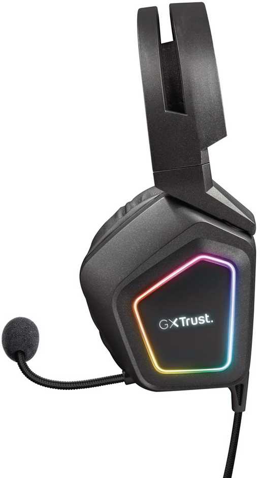 Žaidimų ausinės Trust GXT 450 Blizz RGB 7.1 Surround, 23191
