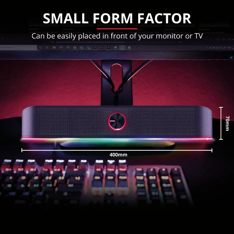 Namų kino sistema TRUST GXT 619 Thorne RGB kolonėlė