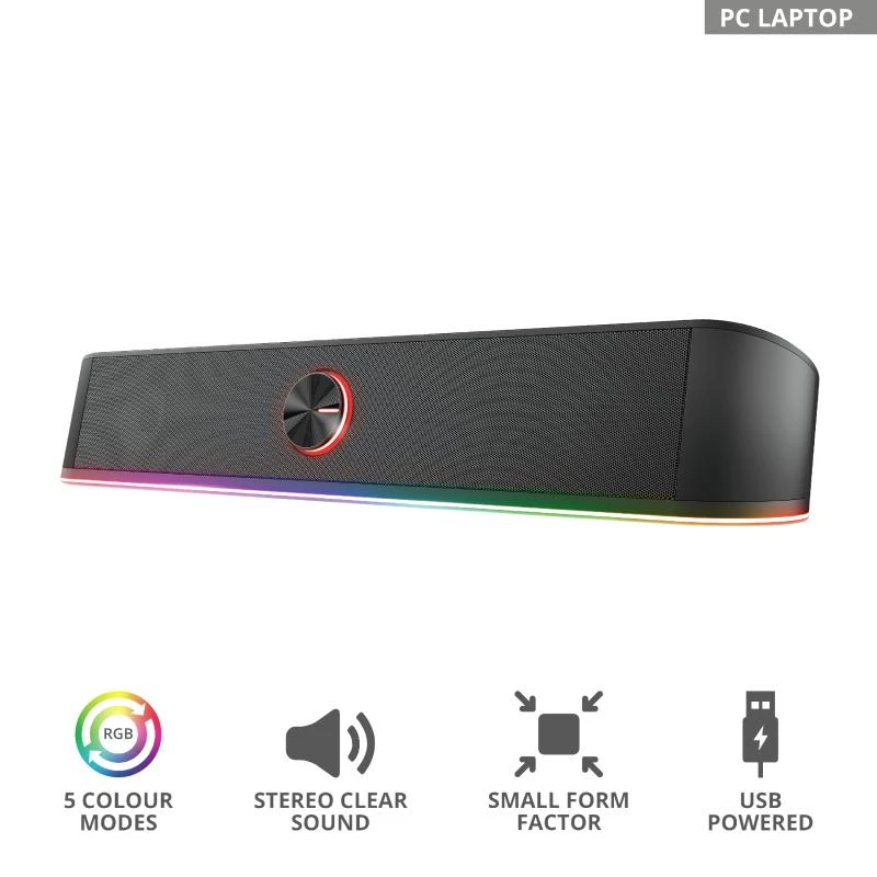 Namų kino sistema TRUST GXT 619 Thorne RGB kolonėlė
