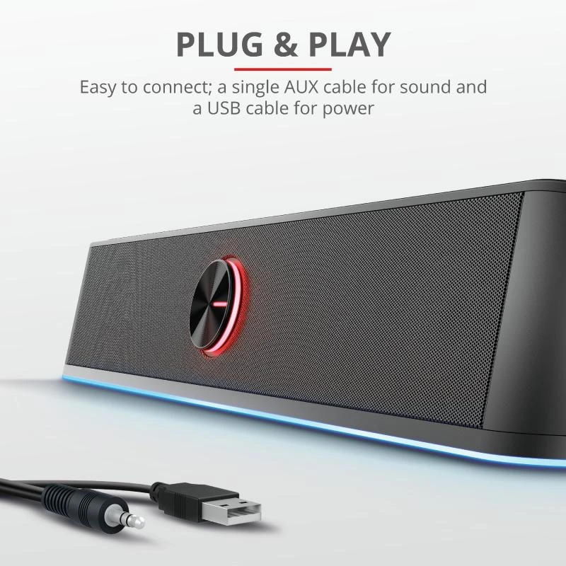 Namų kino sistema TRUST GXT 619 Thorne RGB kolonėlė