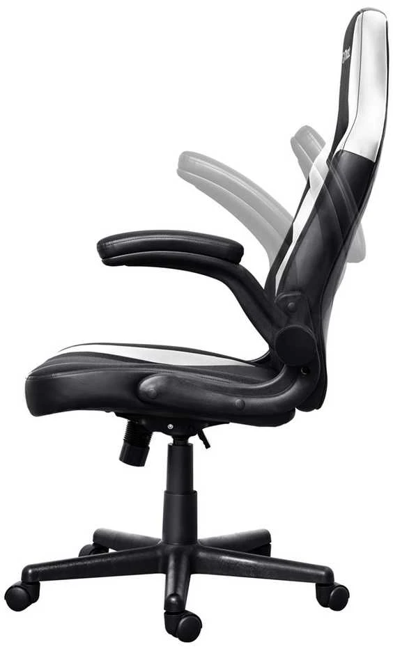 Žaidimų kėdė Trust GXT703W RIYE, Balta/juoda