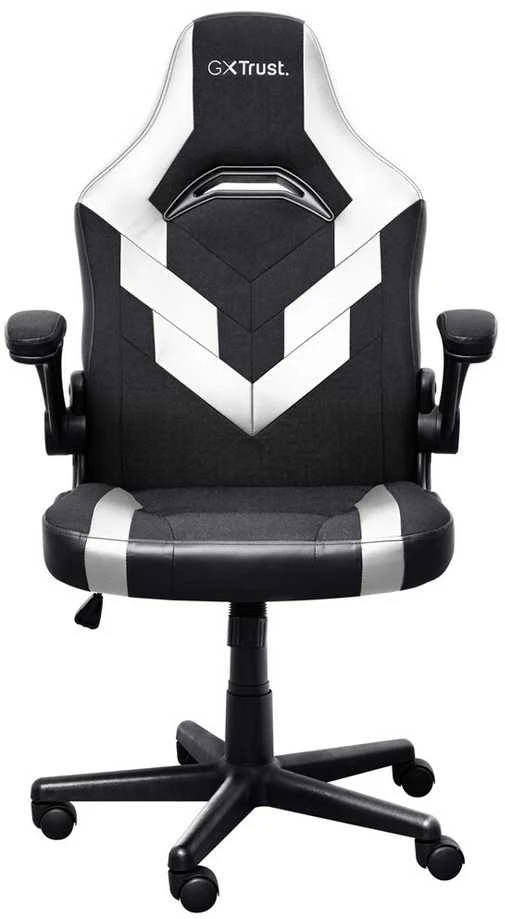 Žaidimų kėdė Trust GXT703W RIYE, Balta/juoda