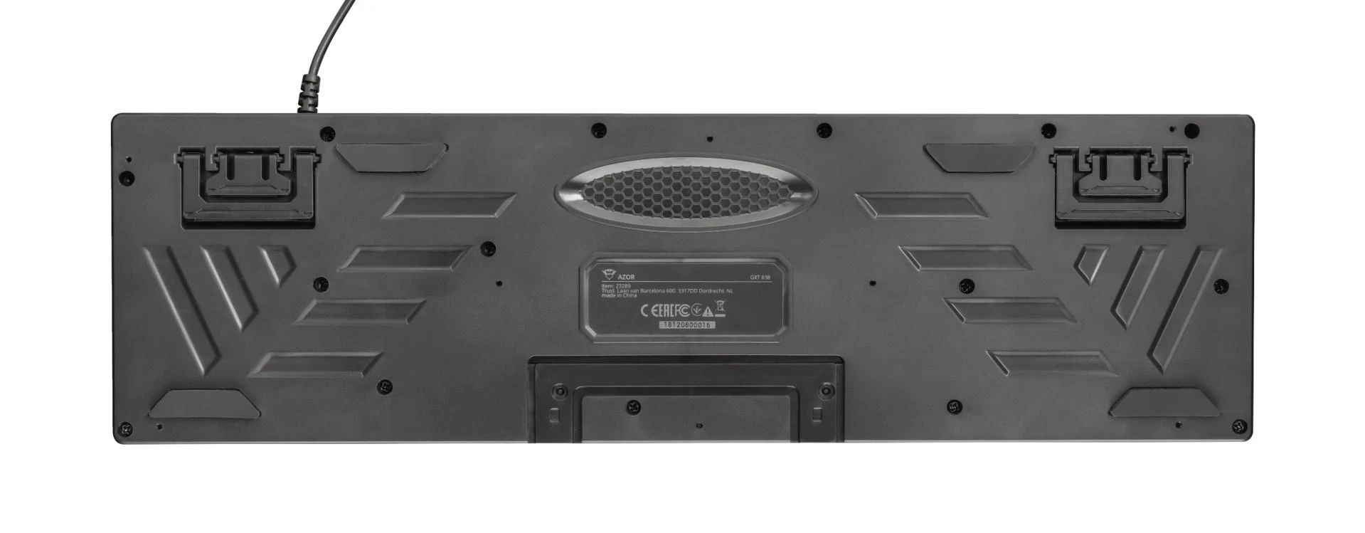 TRUST GXT 835 Azor membraninė klaviatūra | US