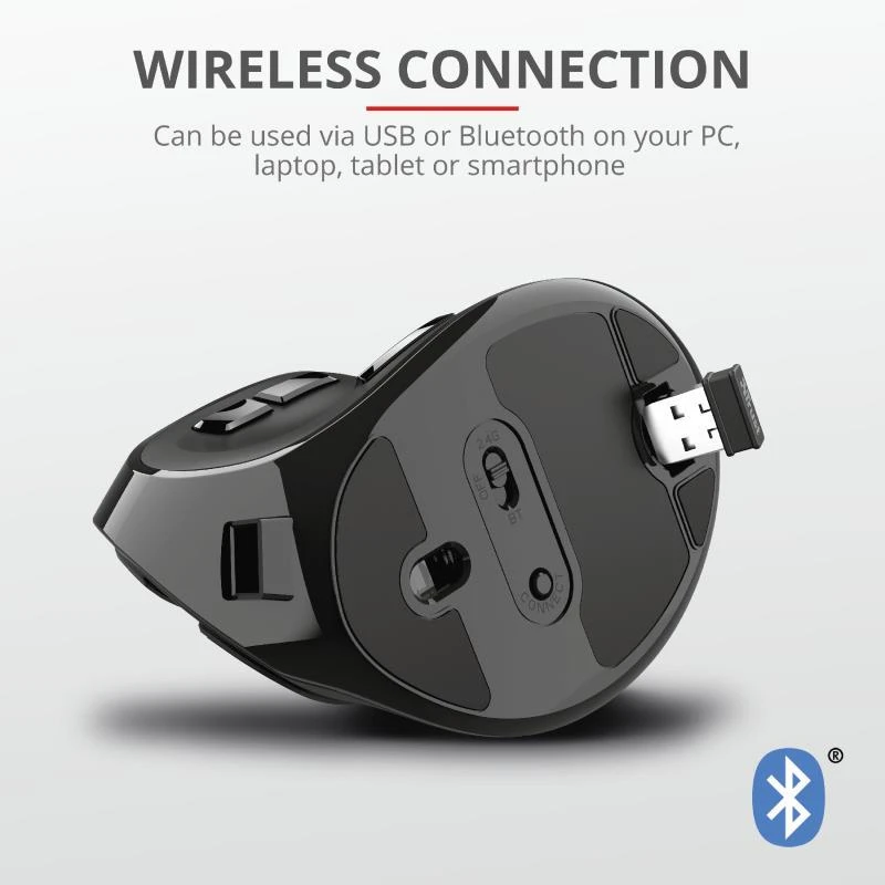 Voxx Belaidė įkraunama ergonominė pelė 23731