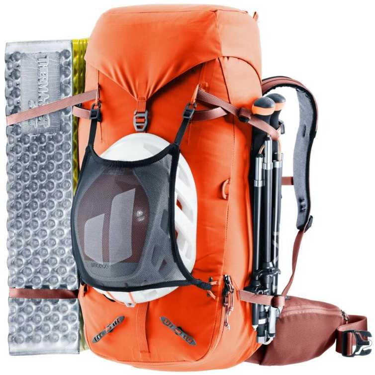 Hiking backpack - Deuter Guide 32 + 8 SL Papaya- redwood