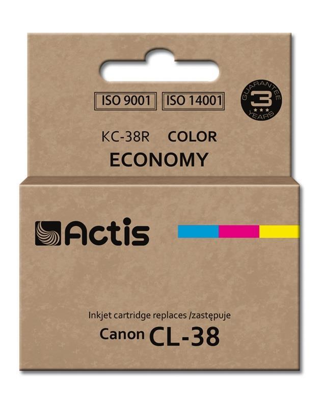 Actis KC-38R rašalas (pakeitimas Canon CL-38; standartinis; 12 ml; spalvotas)