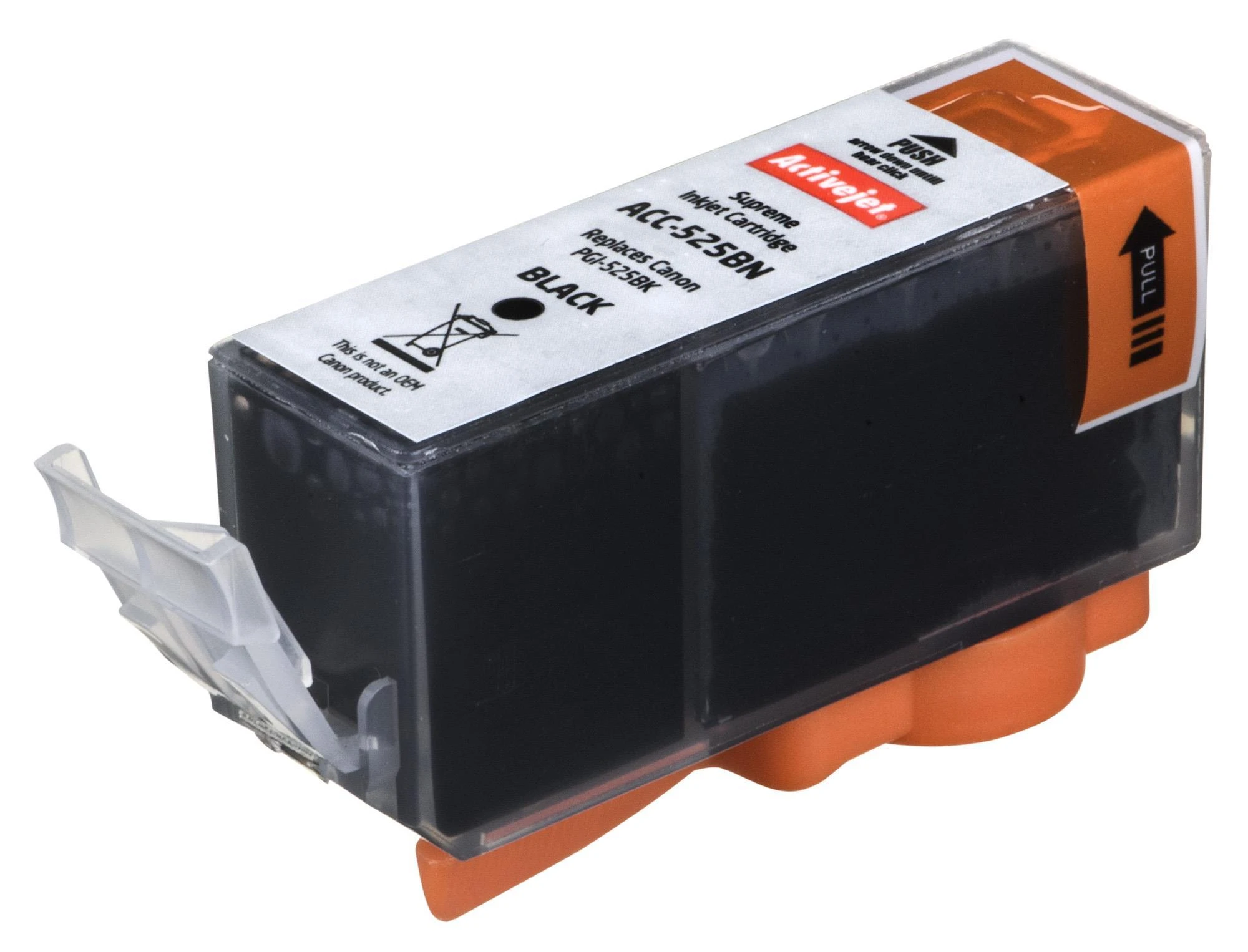 Toneris - Activejet ACC-525BN Suderinamas Su Canon PGI-525Bk Juodas