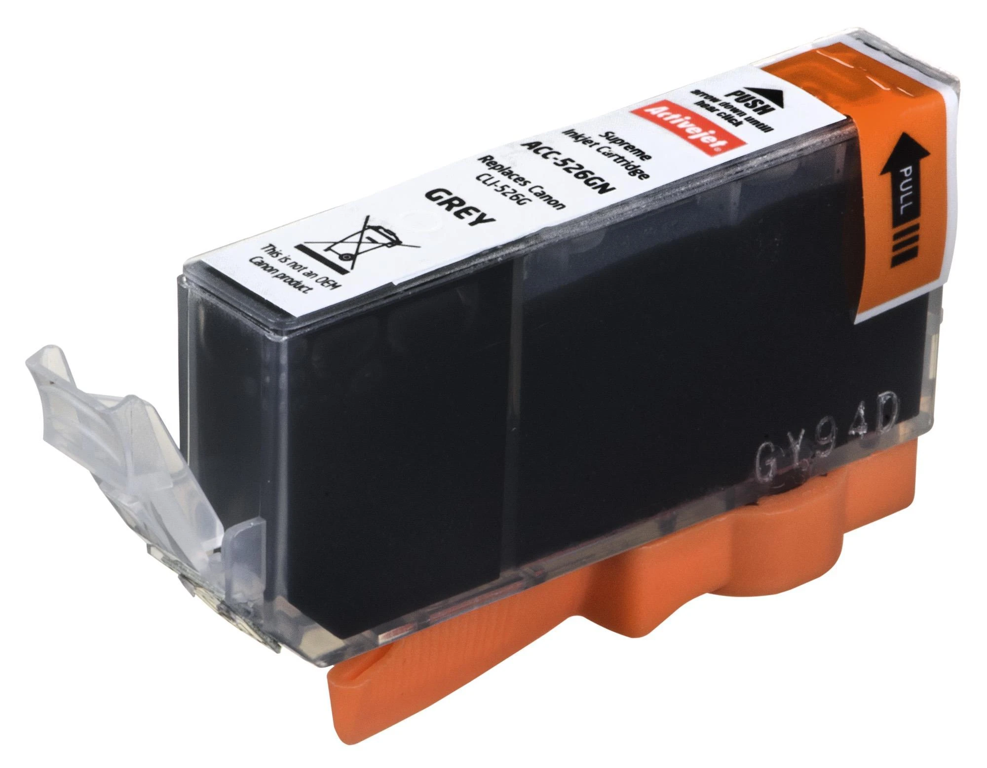 Rašalo Kasetė - Activejet ACC-526GN 10 ml Pilka