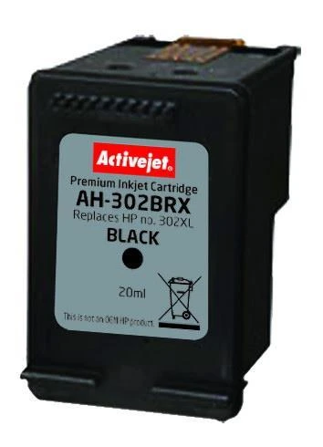 Rašalo Kasetė - Activejet AH-302BRX 20 ml 900 Puslapių Juoda