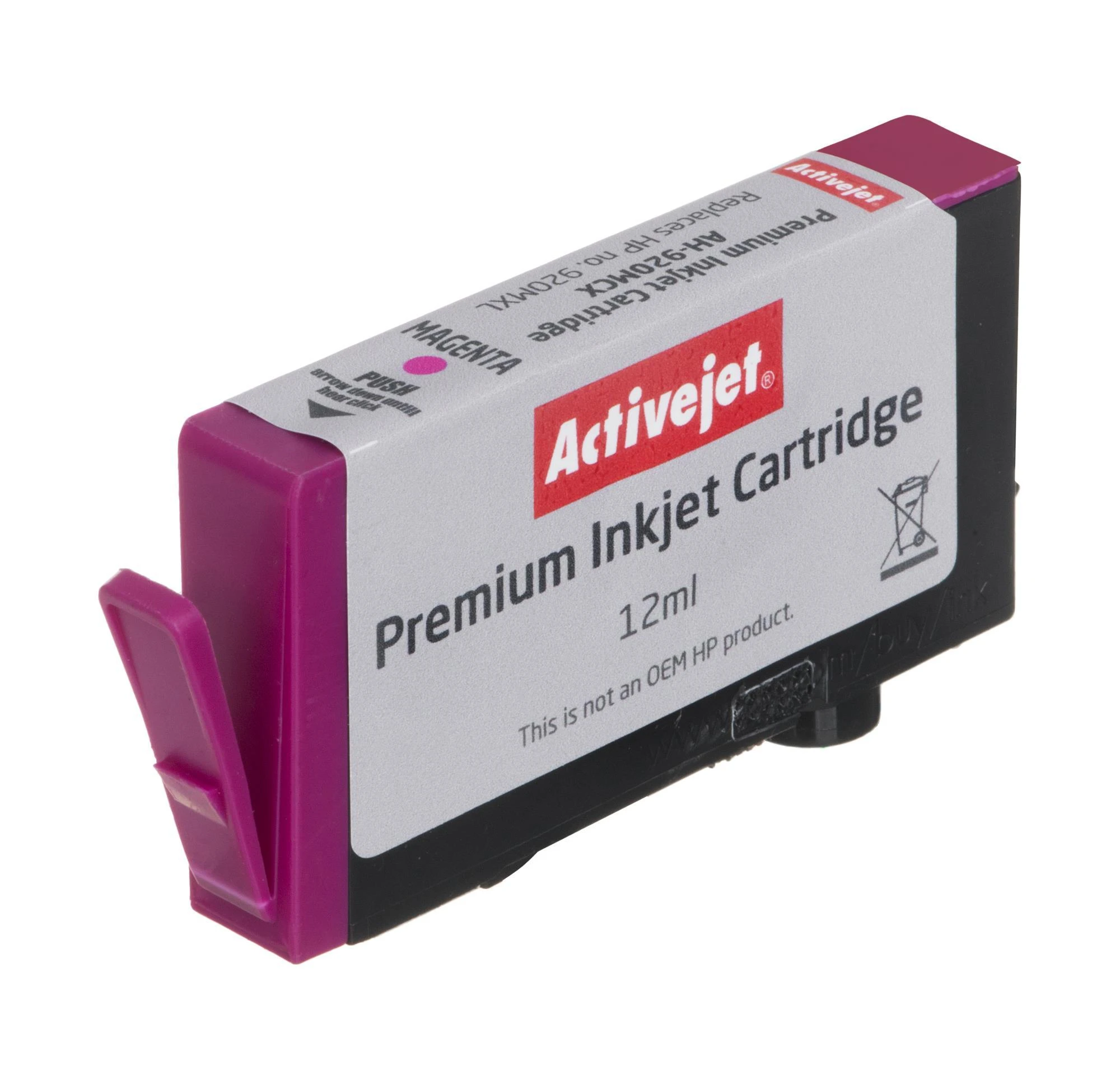 Rašalo kasetė - Activejet AH-920MCX HP 920XL Magenta