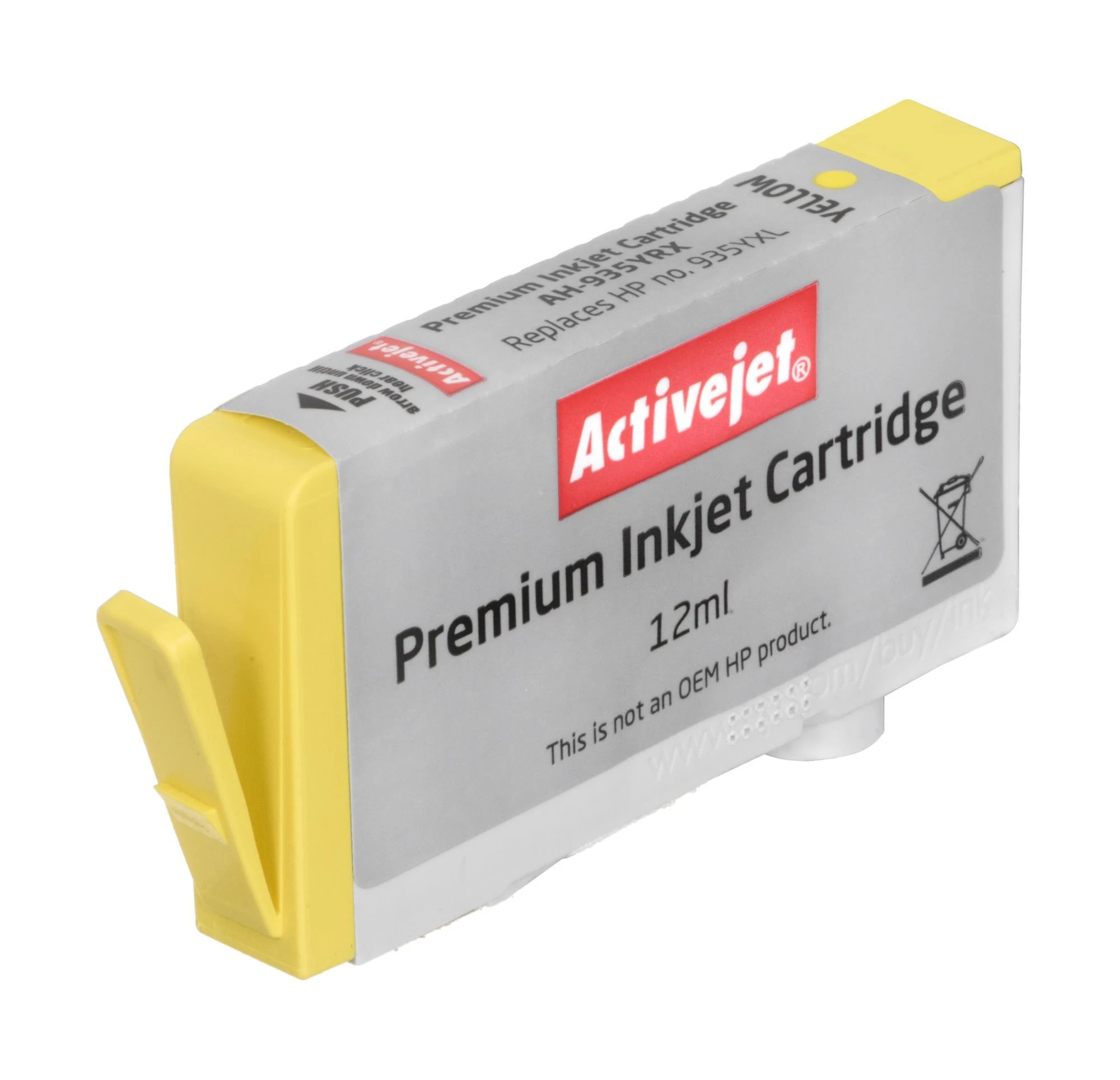 Rašalo Kasetė - Activejet AH-935YRX 12 ml Geltona