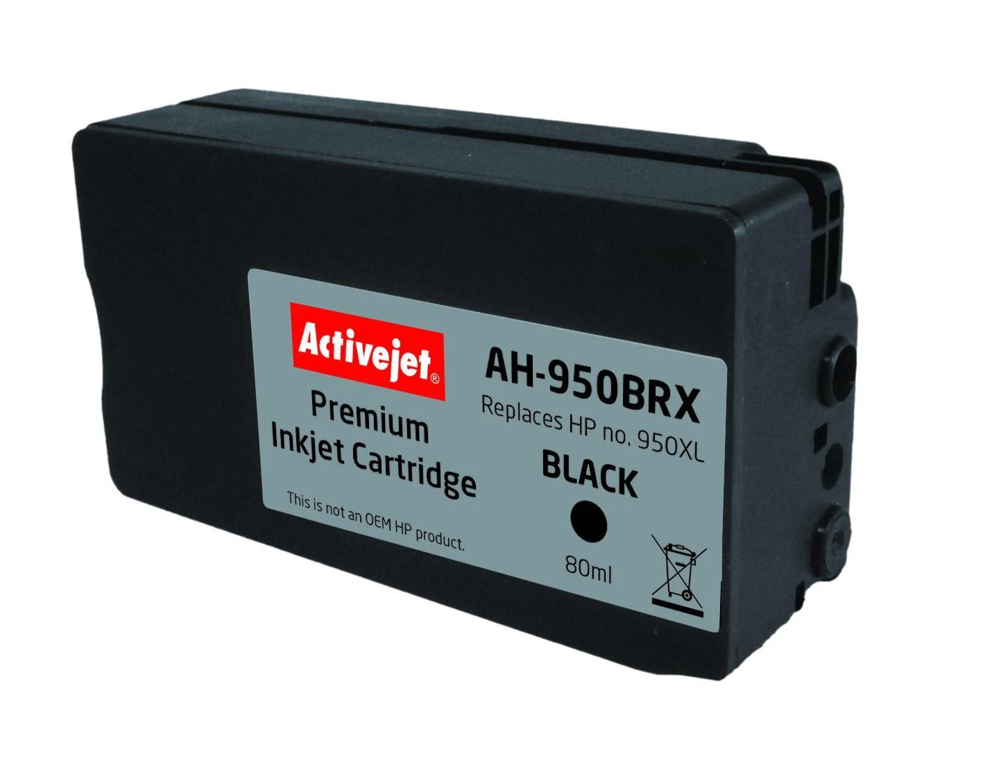 Rašalo kasetė - Activejet AH-950BRX Juoda 80 ml