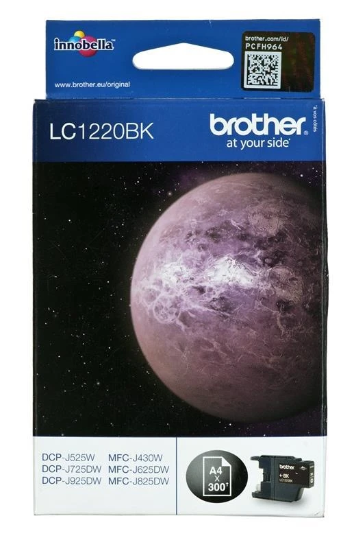 Brother LC-1220BK rašalo kasetė Originalus Juoda 1 vnt