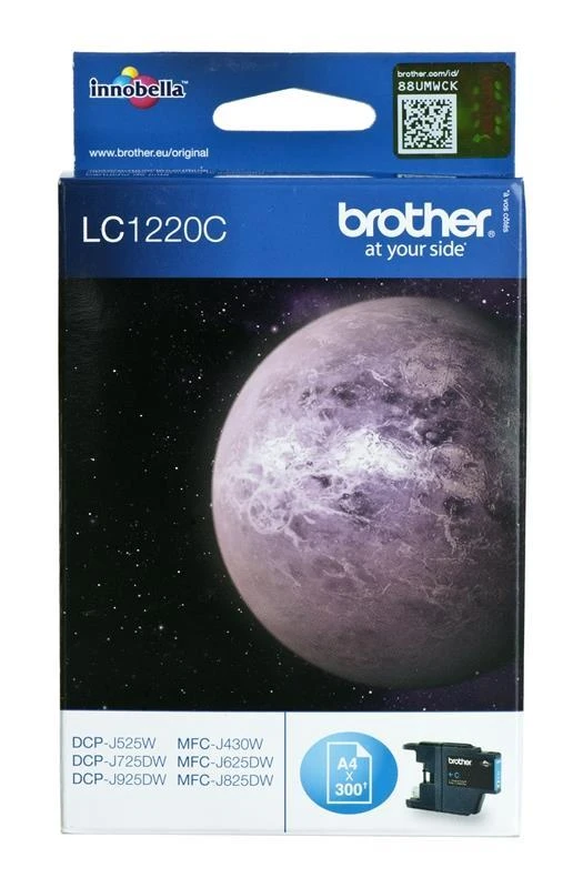Brother LC-1220C rašalo kasetė Originalus Žydras 1 vnt