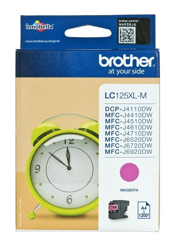 Brother LC125XLM | Rašalo kasetė | Purpurinė