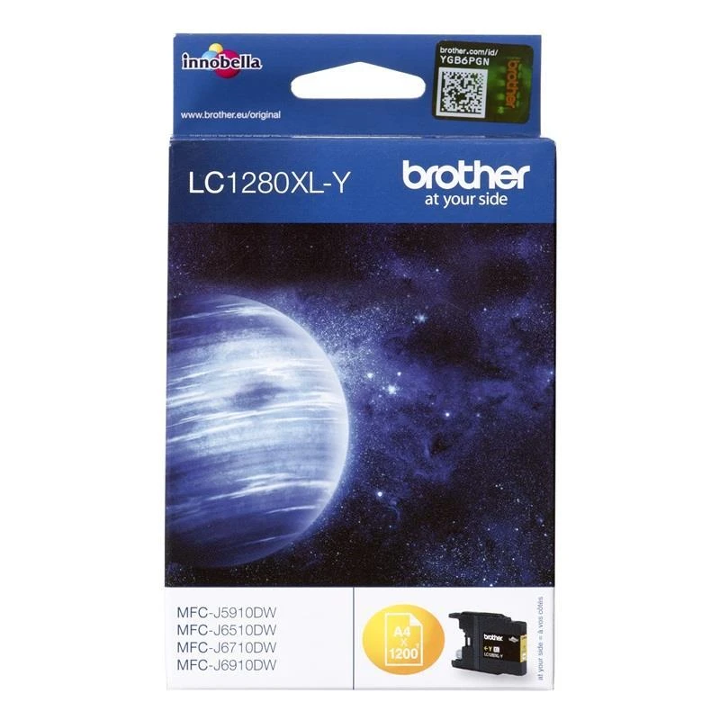 Brother LC1280XLY | Rašalo kasetė | Geltona