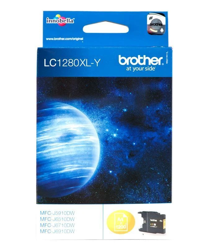 Brother LC1280XLY | Rašalo kasetė | Geltona
