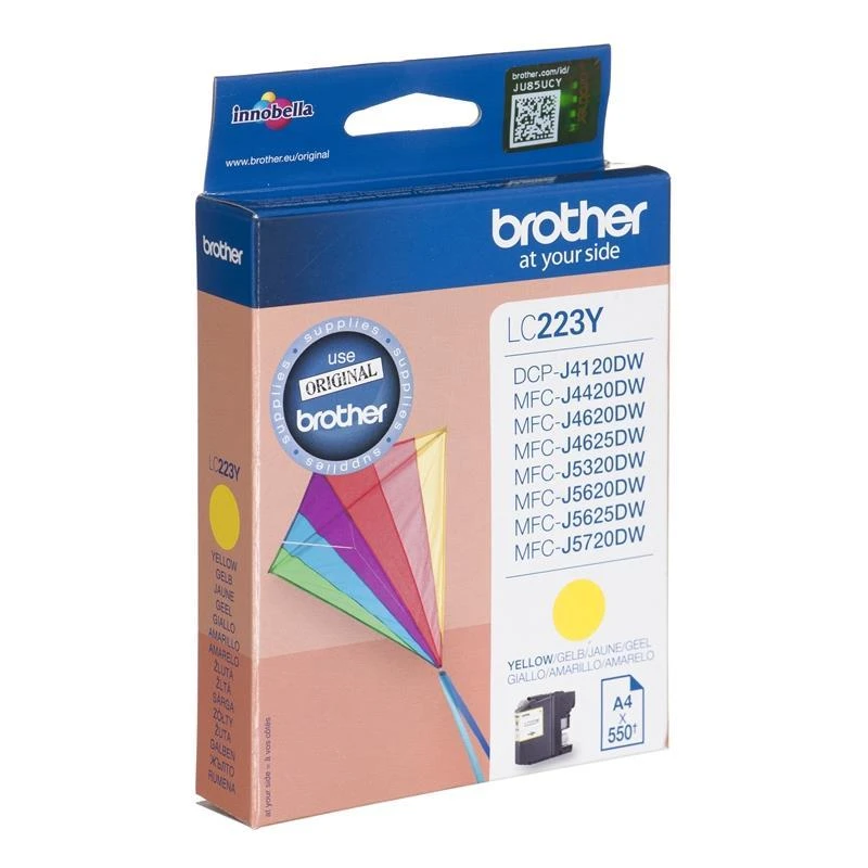 Brother Brolis LC-223Y | Rašalo kasetė | Geltona