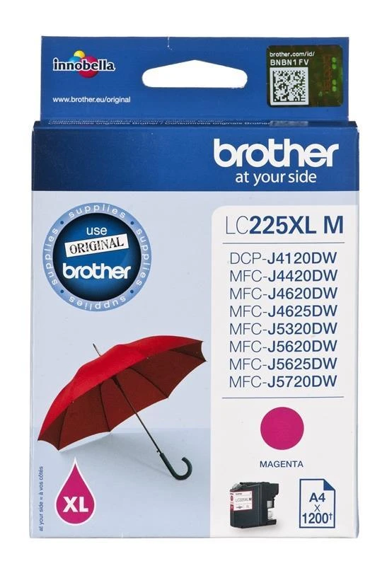 Brother LC-225XLM | Rašalo kasetė | Magenta