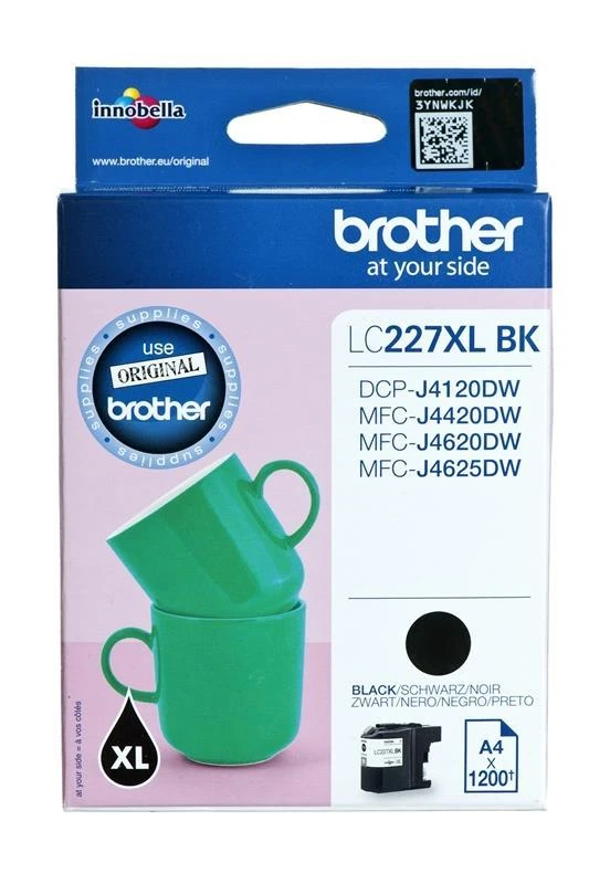 Brother Brolis LC-227XLBK | Rašalo kasetė | Juodas