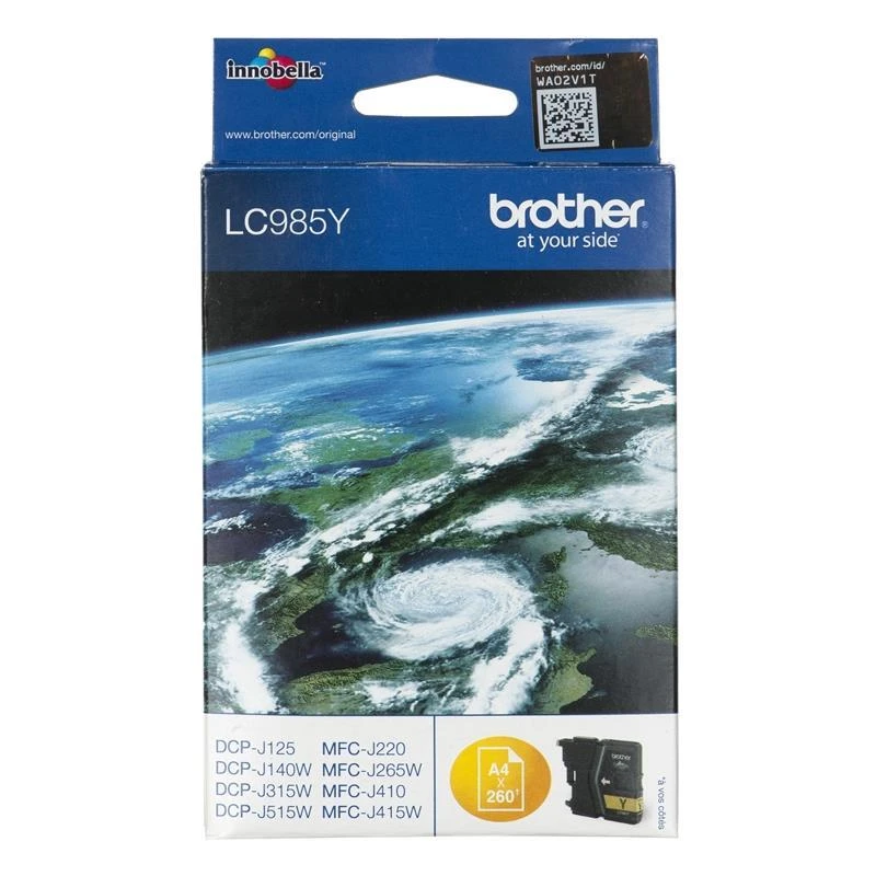 Brother LC985Y rašalo kasetė, Geltona