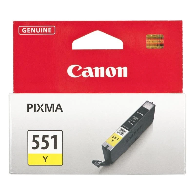 Canon CLI-551 Y | Rašalo kasetė | Geltona
