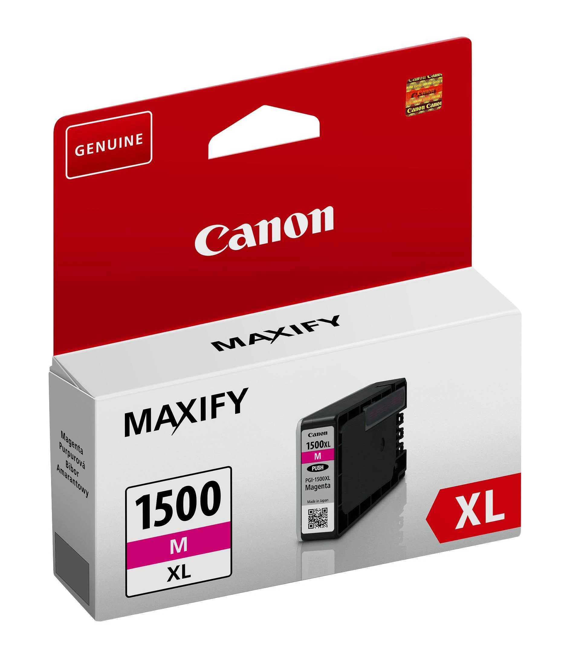 Canon PGI-1500XLM rašalo kasetė, rausvai raudona