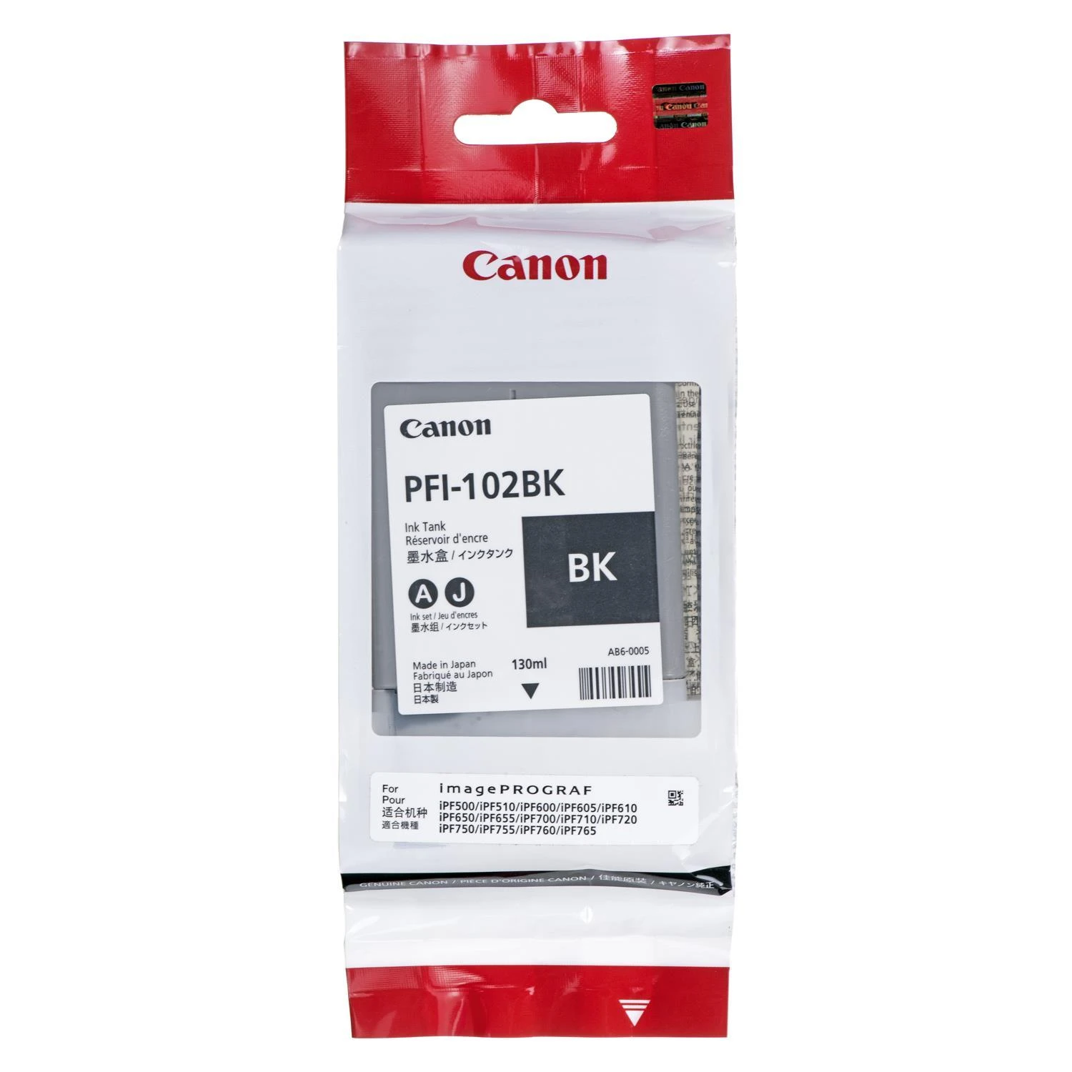 Rašalas Canon PFI102B photo juodas dye | 130ml | LP17/ LP24/ iPF500/ iPF6X0