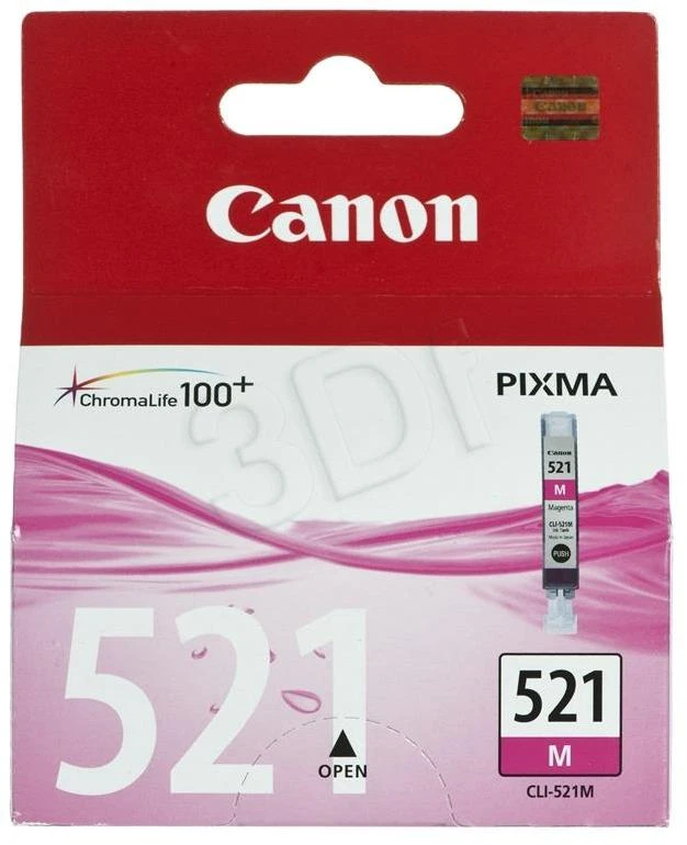 CANON CLI-521M rausvos spalvos rašalinė
