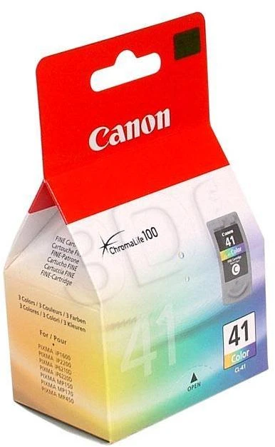 Canon CL-41 trispalvis | Rašalo kasetė | Žydra, purpurinė, geltona